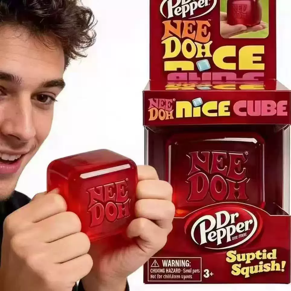 Decompress TPR Decompress Ice Cube NeeDoh Nice Cube Schylling Sensory Squeeze