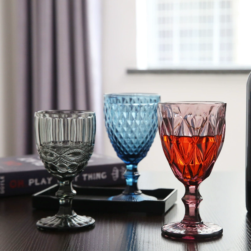 Glass retro wineglass, increased thickness