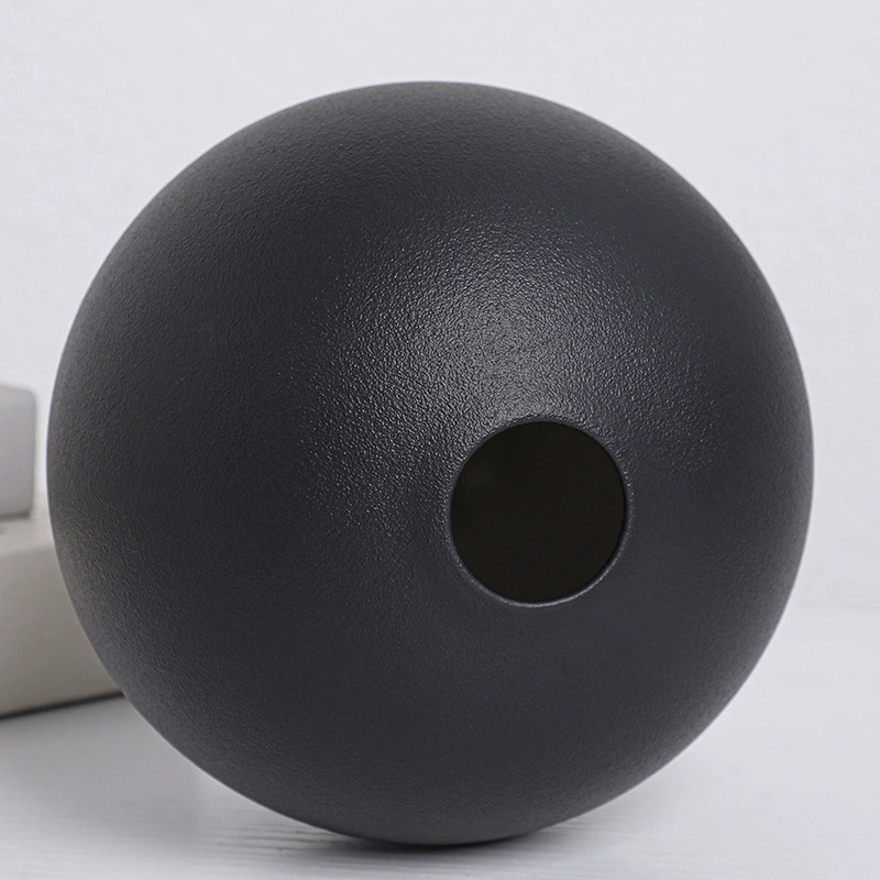 Керамическая ваза декоративная ins, Nordic Ball Ball Vase креативная керамическая ваза Cross-Border продажа белая керамическая ваза