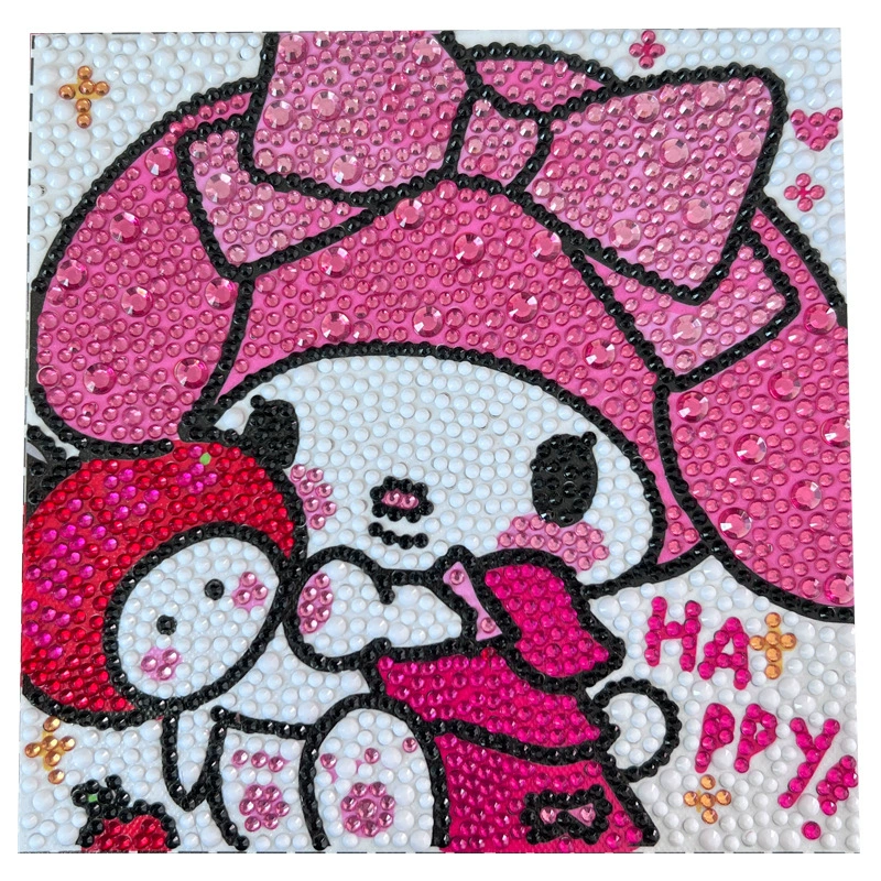 diamond painting (yumui) 15×15 cm diy full drill kit, kids festival gift, framed option