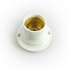 Supply conversion lamp head lamp holder home white E27 snail mouth flat base 86 lamp seat certification product