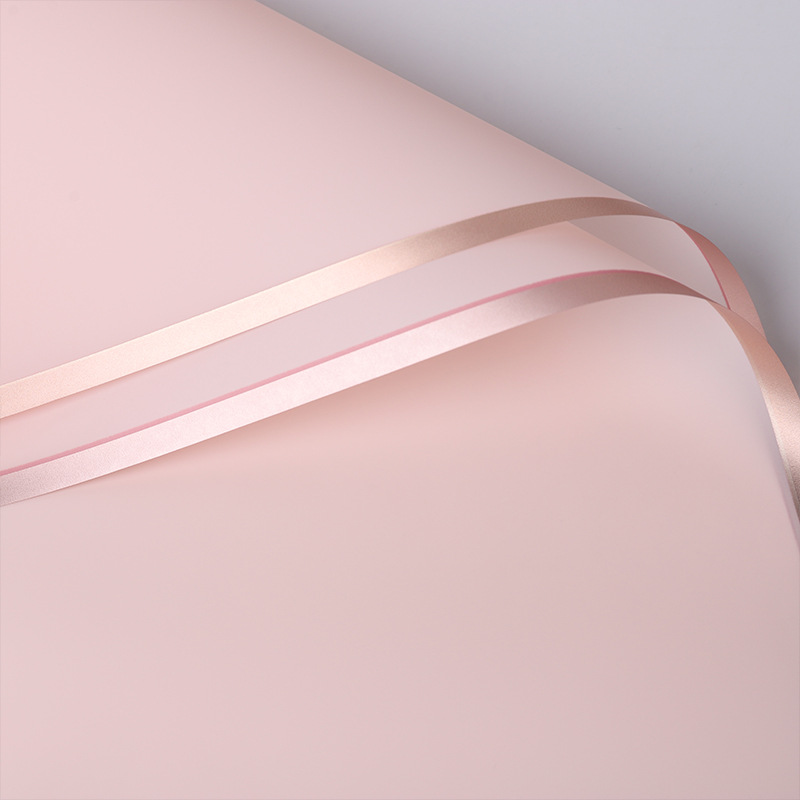 Papel de envolver regalo de alta calidad, papel mate de color sólido, papel liso coreano, ramo impermeable al por mayor, papel de envolver floral