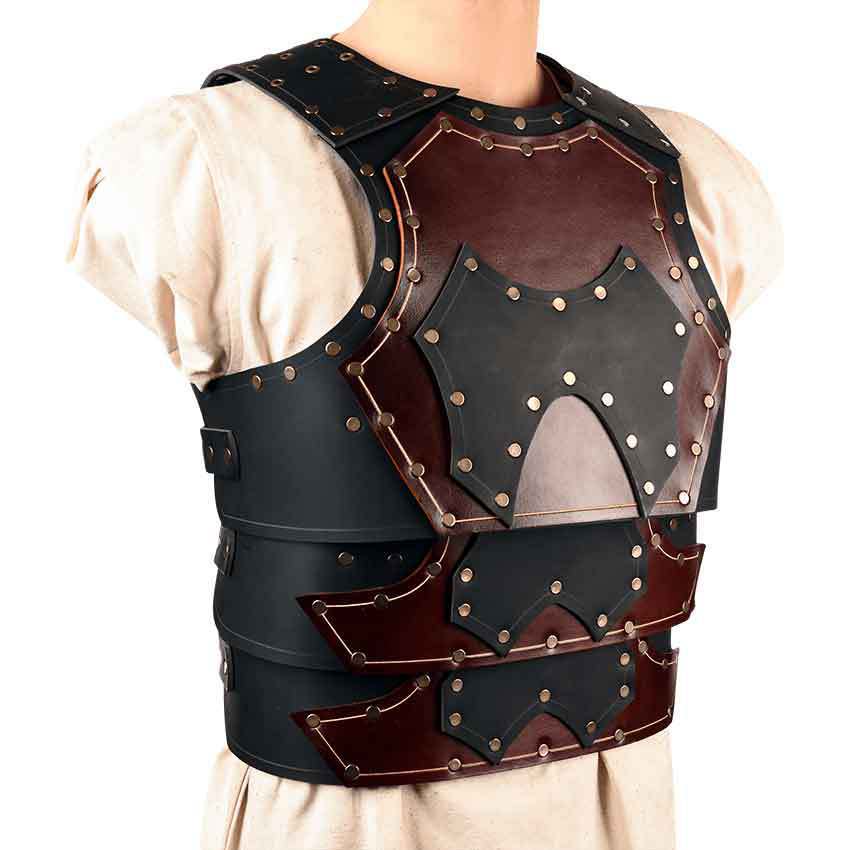 Cross-border 23 Amazon Medieval Knight Retro Leather Armor COSPLAY Stage Props Warrior Armor
