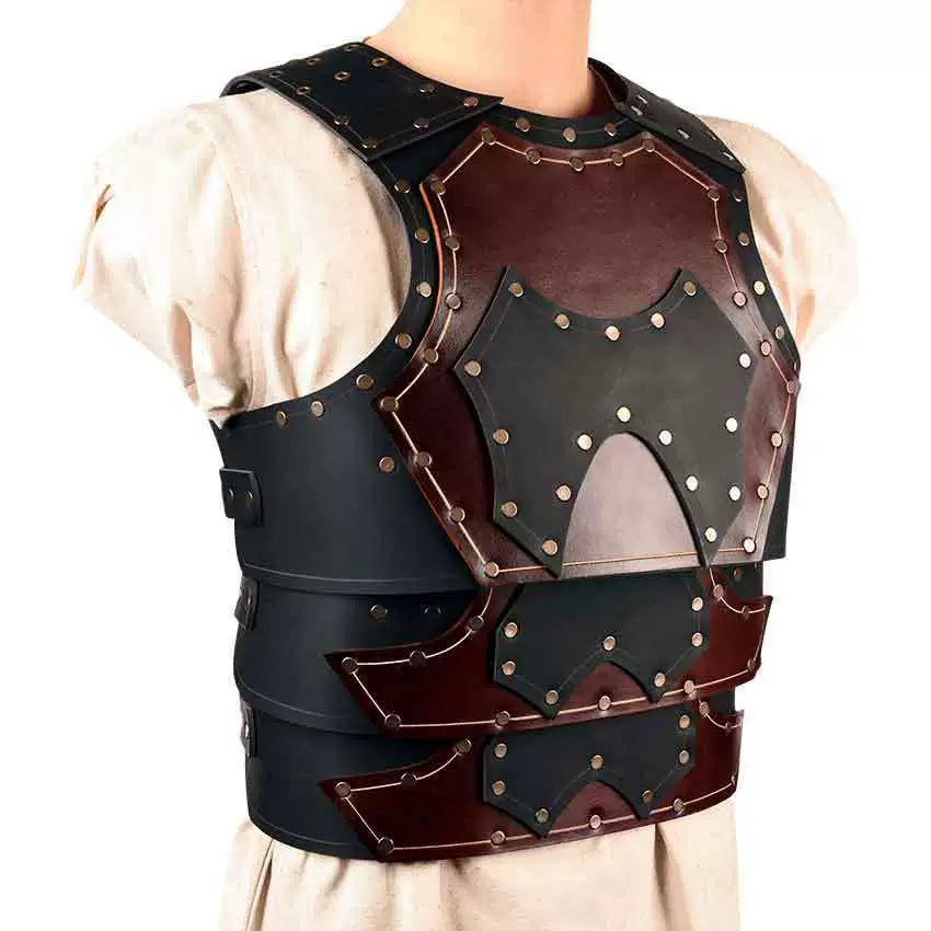 Cross-border 23 Amazon Medieval Knight Retro Leather Armor COSPLAY Stage Props Warrior Armor