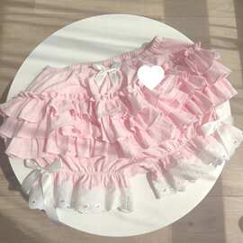 洛丽塔南瓜裤蛋糕裙裤多层蓬蓬裙撑防狼打底亲子少女短裤
