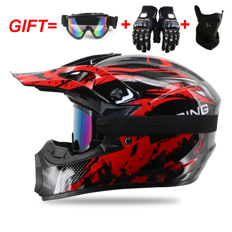 Cross-Border Off-Road Motorcycle Helmets, All-Terrain Vehicle Mountain Racing Helmets, Suitable for Off-Road Bmx