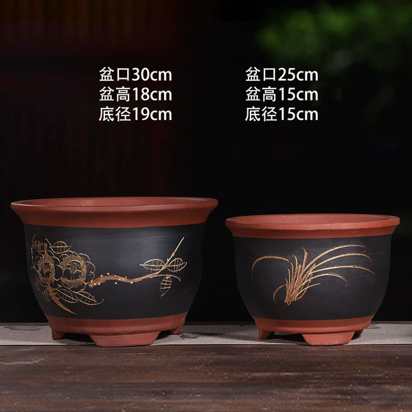 ㊣Purple sand+black 30cm+25cm triangular golden clock㊣