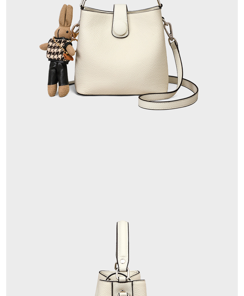 Bucket Bag Aus Echtem Leder Für Damen Elegante Schultertasche_voghion.com