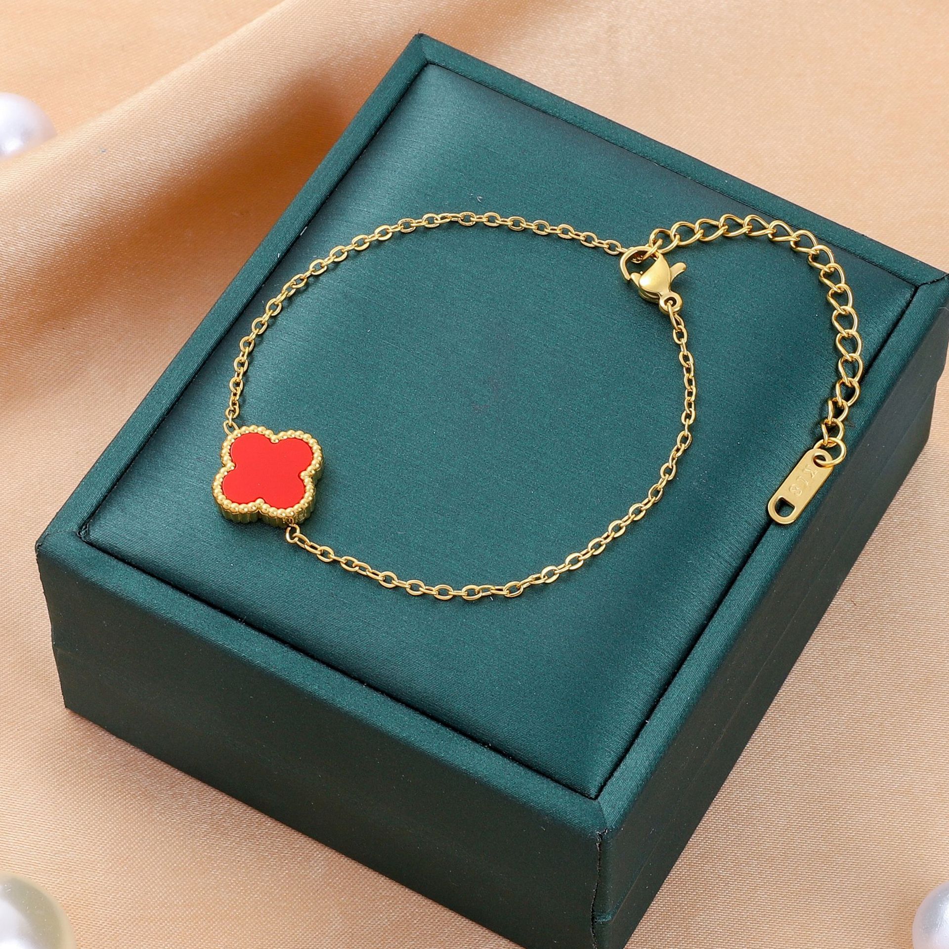 Ventas transfronterizas calientes nuevas pulseras de acero de titanio personalidad femenina de alto nivel diseño ligero de lujo moda temperamento versátil joyería de acero de titanio image 71