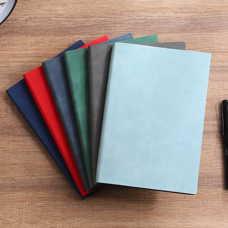 Simple skin feeling sheep bar A5 notebook portable notepad office meeting notebook student hand book high color value Simple skin feeling sheep bar A5 notebook portable notepad office meeting notebook student hand book high color value