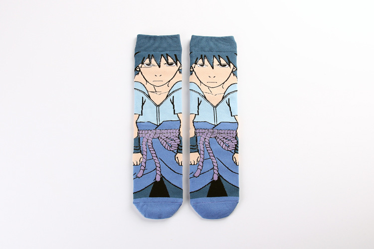 Dibujos animados de dibujos animados Calcetines de dibujos animados deportes casuales jacquard pareja de algodón de mujer calcetines de media pantorrilla calcetines de moda medias de hombre