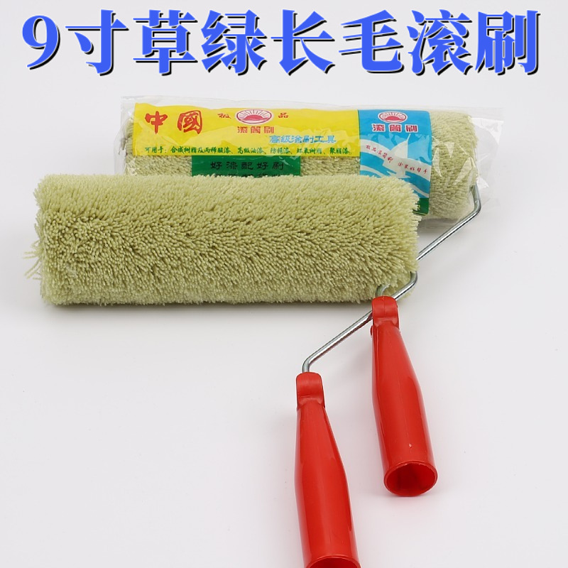 厂家批发长毛滚筒刷  加长棉线滚刷 装修涂料用油漆滚子 粗毛滚刷