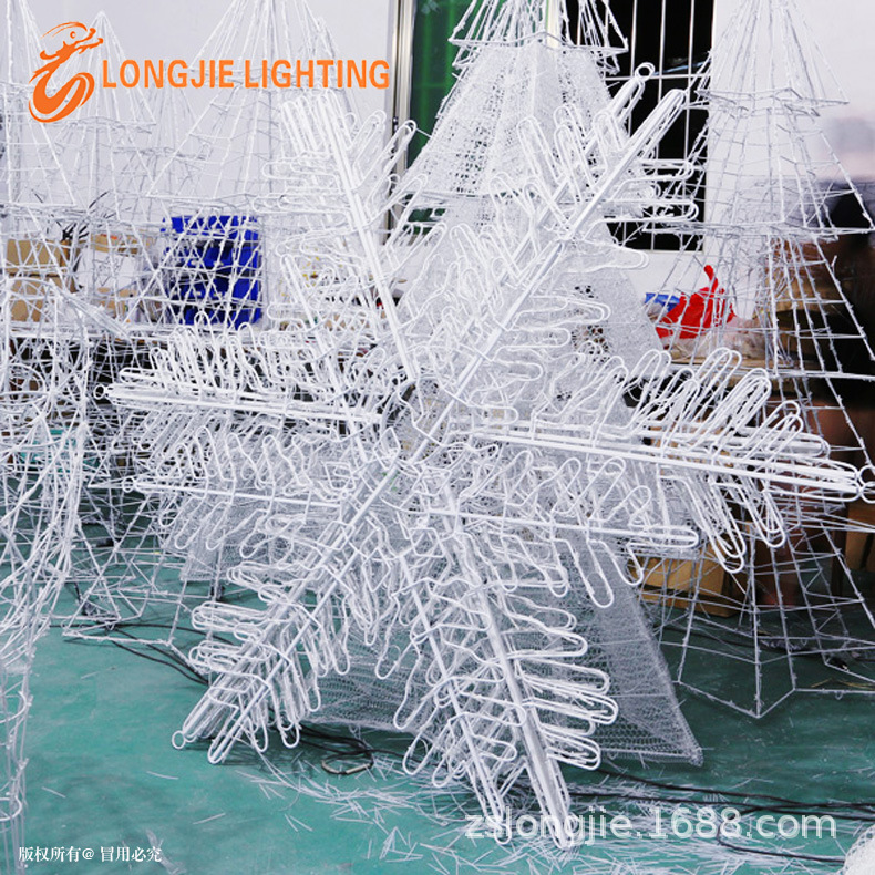 ֱ��1.6�ף�����LEDѩ��ͼ��ѩ���ƣ�LED�ν�ͼ�ε� ѩ����