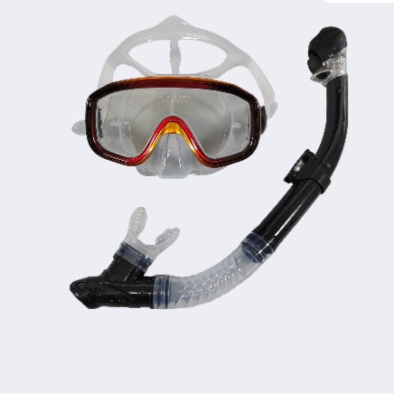 Σπρέι λαδιού μεγάλου σκελετού κιτ κατάδυσης Καθρέφτης με αναπνευστήρα Πλήρης ξηρή μάσκα κολύμβησης ενηλίκων Αναπνευστήρας Snorkeling Sambo Scuba_voghion.com