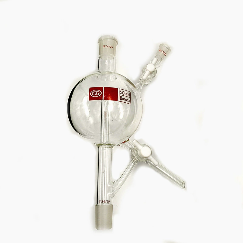 Heqi Мощный производитель Головка для дистилляции растворителей Двойная док-станция из ПТФЭ 250 500 1000 мл