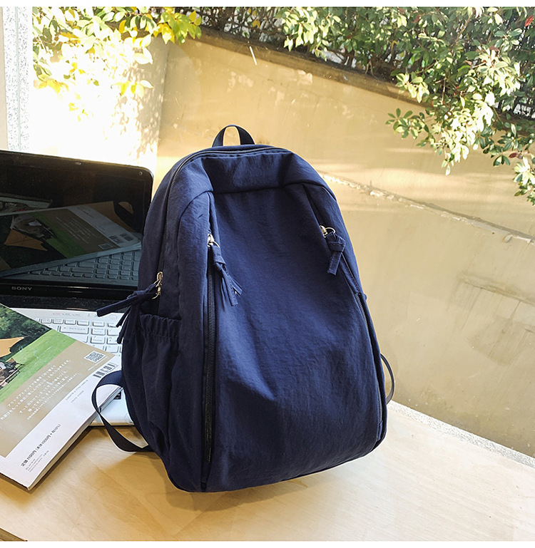 Estudiantes de secundaria retro estadounidenses, bolsos de lona, bolsos de hombro, estilo de alojamiento original, gran capacidad, 100 mochilas escolares, mochilas casuales