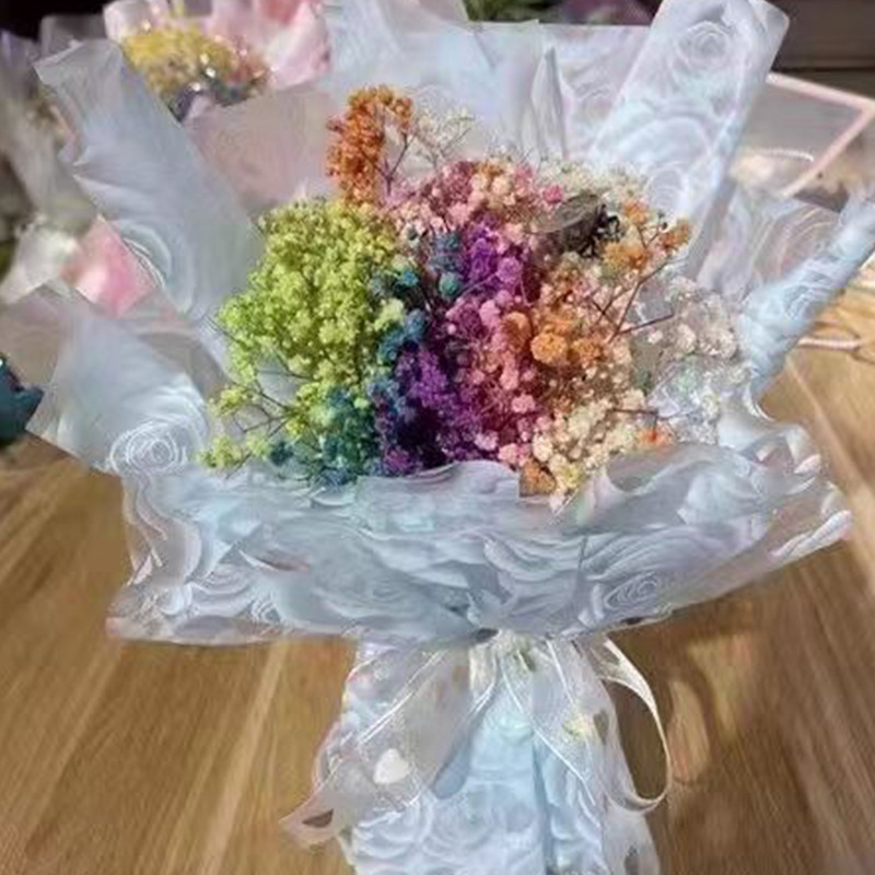 Huaxi Rose Beauty Papel de embalaje de flores Papel mate Arte floral del día de San Valentín Material de embalaje de flores Florería Papel de embalaje de flores