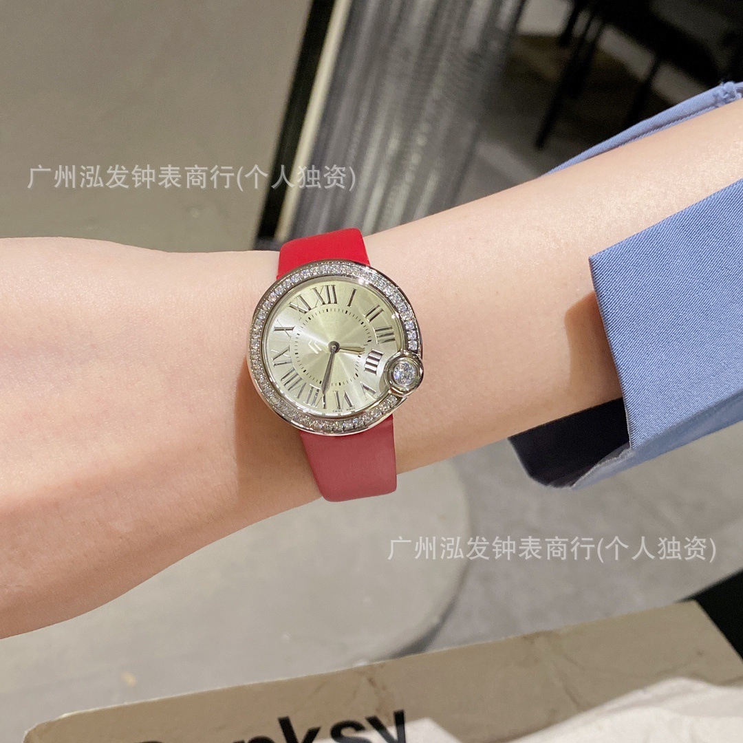 실버 다이아몬드 반지 레드 리본