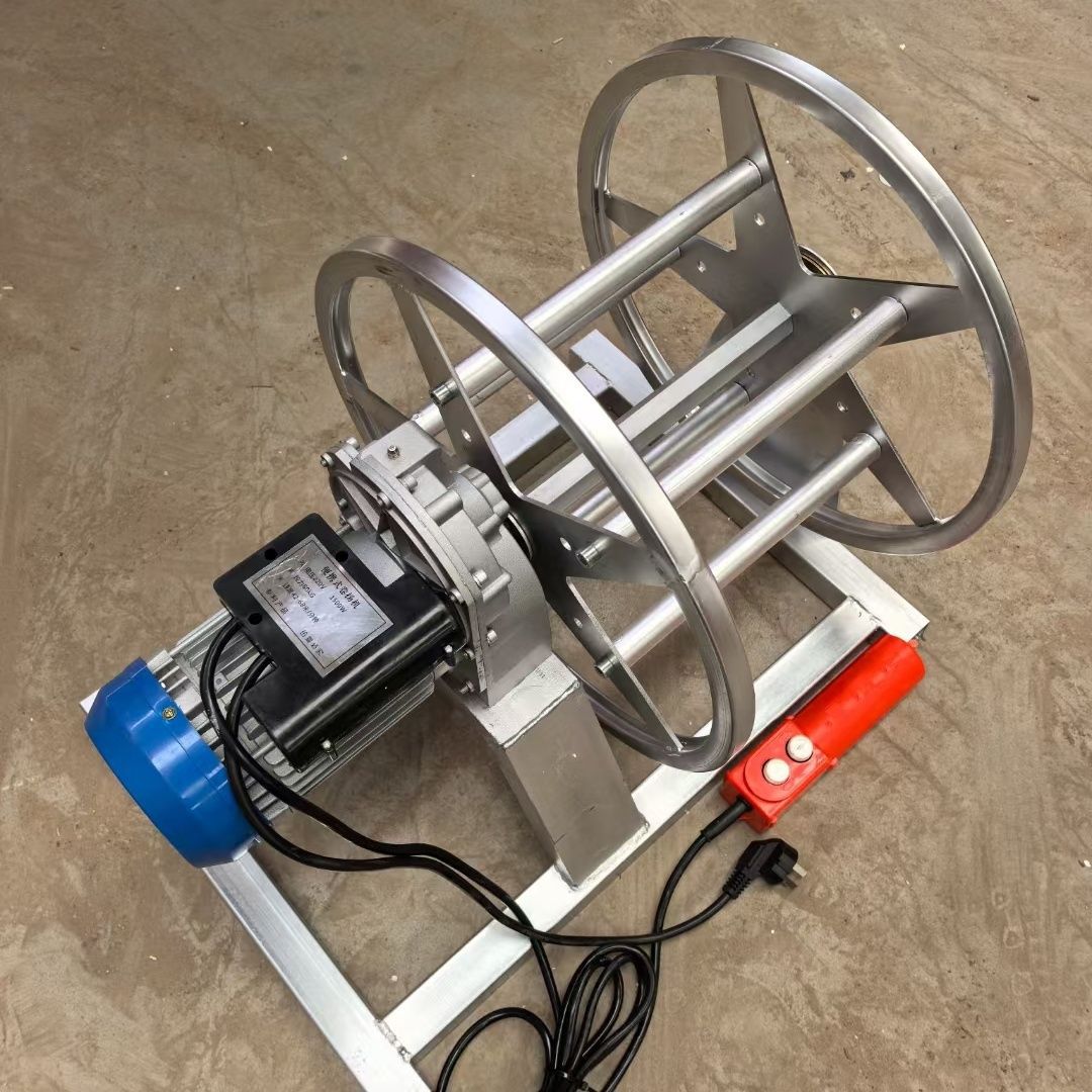 220V小型吊机卷扬机外墙粉刷涂料上料机真石漆上料机吊机卷扬机