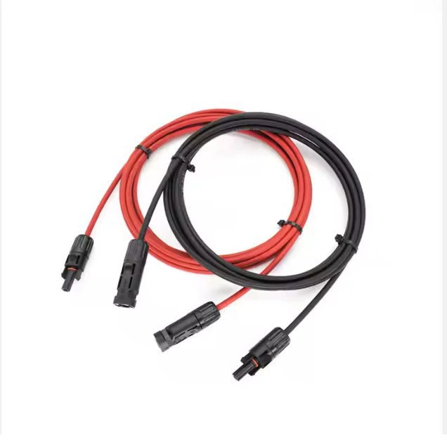 Удлинительный кабель для солнечной панели 4 мм² 6 мм² Провод Солнечный фотоэлектрический разъем Кабель питания