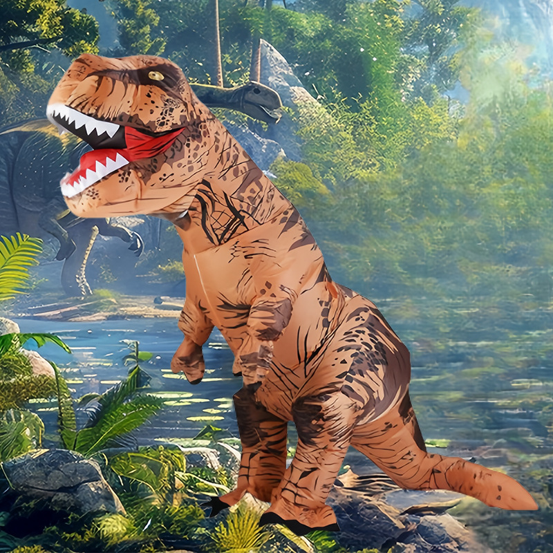 Halloween T-Rex trajes inflables para jugar a la fiesta accesorios extraños cosplay para adultos trajes inflables de dinosaurios