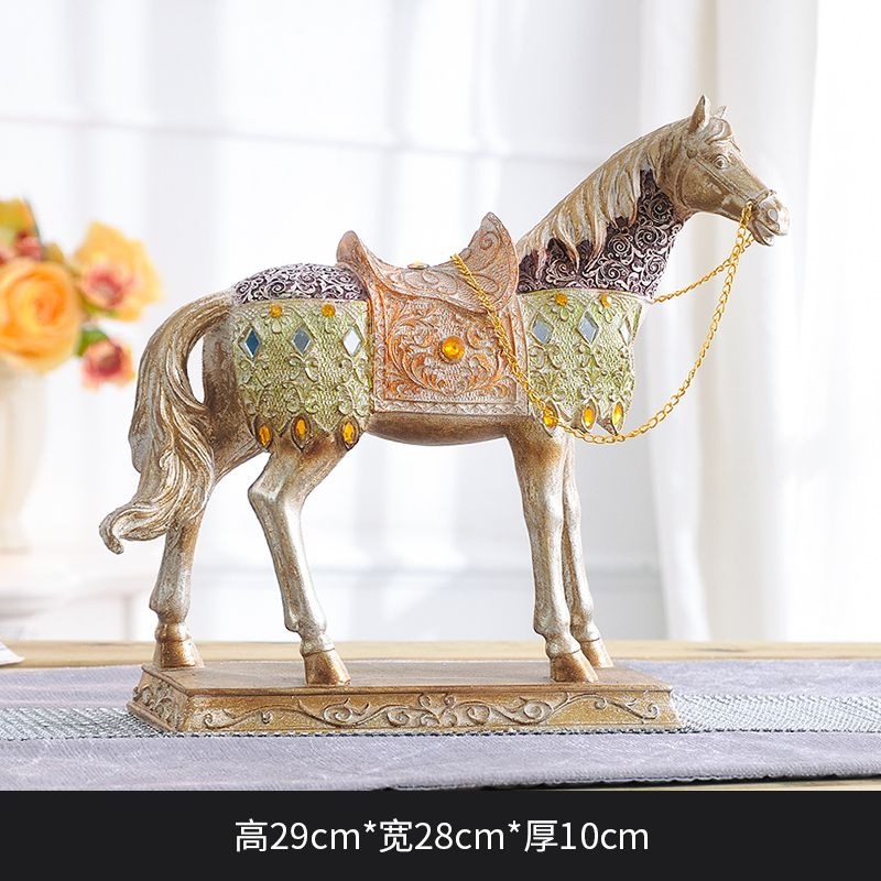 Adorno de Caballo para Escritorio de Resina para Navidad image 12
