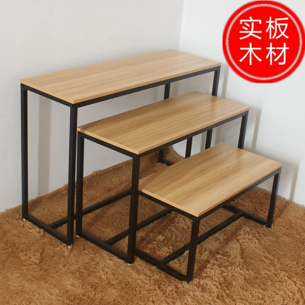 Height 40 50 60cm complete set light walnut + black legs - standard