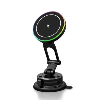Car phone holder phone holder with vacuum suction - b90w-n52-wireless-charger-black-source-factory-supports-online-video-factory-inspection