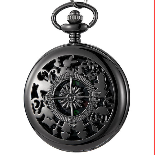 Foreign trade best-selling creative new compass pocket watch outdoor mountain climbing classic style flip compass pocket watch