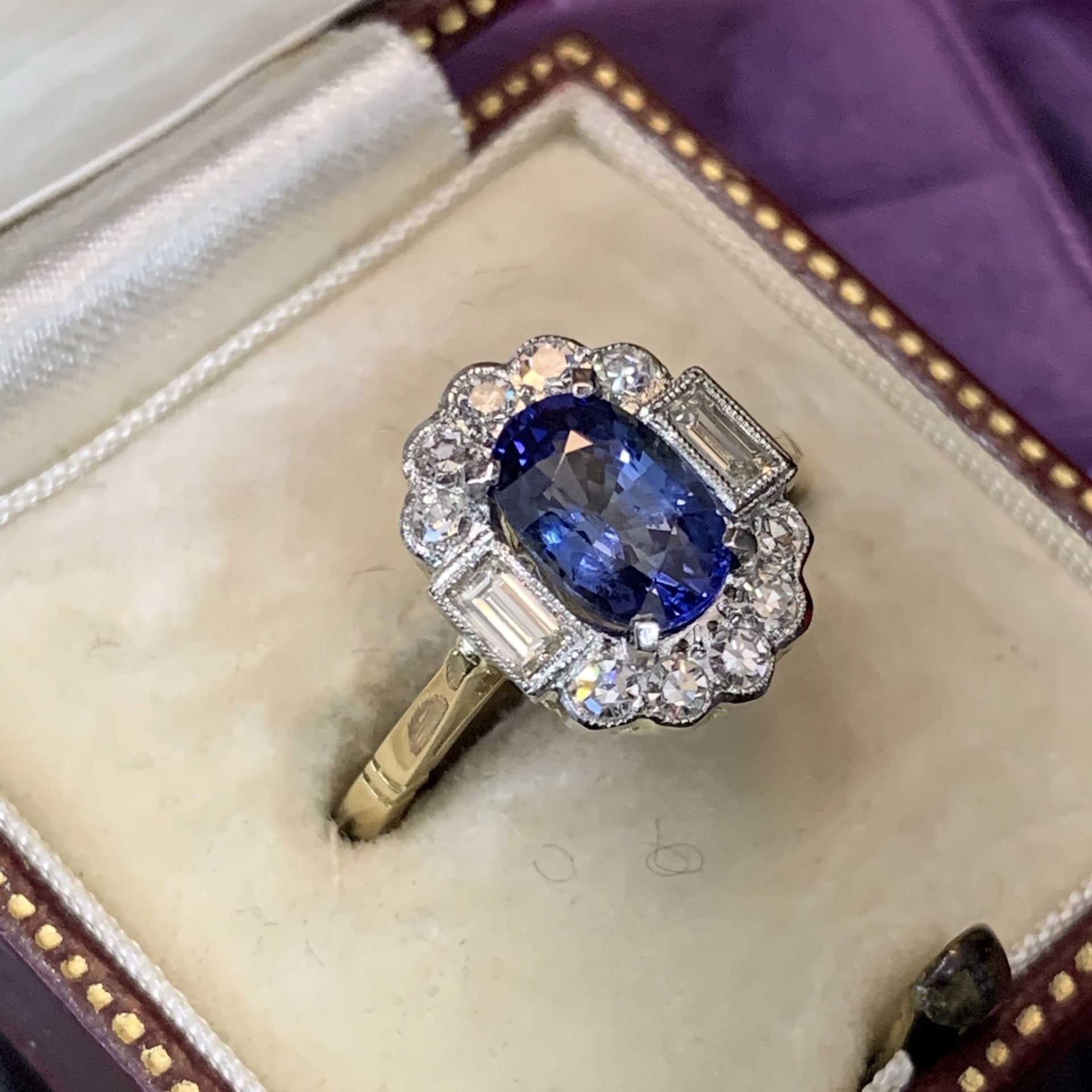 12g Weight Zircon Inlay Material Sweet Flower Zircon Alloy Wholesale Rings