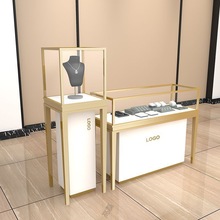 不銹鋼珠寶首飾展示櫃透明玻璃展櫃手表玉器古玩陳列品品櫃台