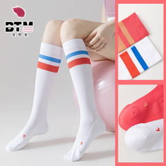 小腿襪女棉襪秋冬壓力半截JK學院風二槓長筒跑步跳繩健身日韓顯瘦