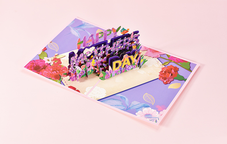 1 Piece Fashion Letter Flower Special Paper Mother's Day display picture 2