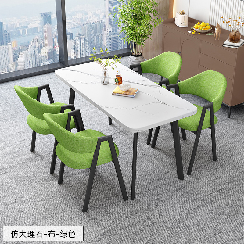 北欧の長方のテーブルは簡単で、業務的に接客します。