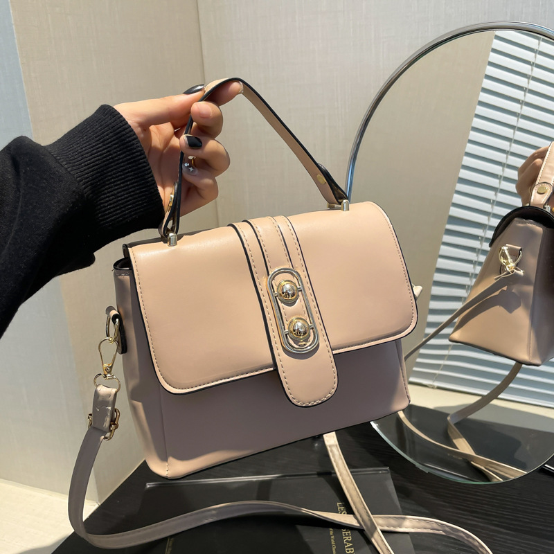 Bolsos para mujer invierno nuevo estilo moda moda simple bolso de mensajero para citas de trabajo bolso de hombro de textura práctica