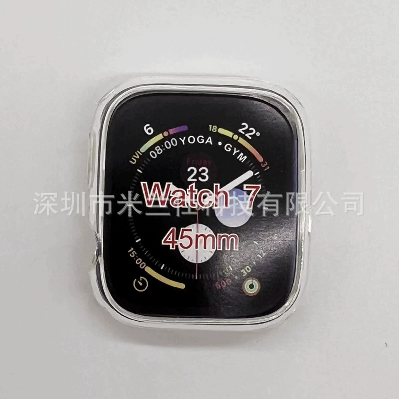 Резиновый браслет Apple Watch (Гляциер) — Прозрачный Гляциер, подходит для 38/40/41/42/44/45/46/49 мм