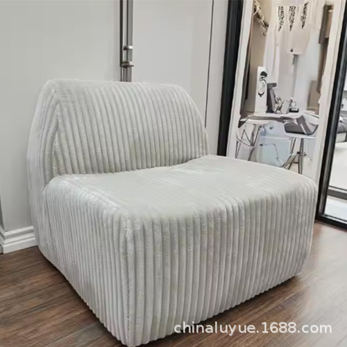 Compresión de comercio exterior vacío envuelto tela esponja sofá integral moldeo moderno casual sofá silla individual image 3