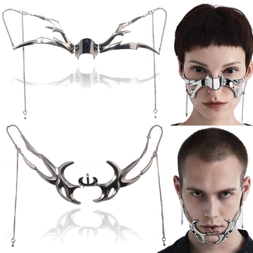 Halloween mechanical style mask, magic ball eye mask, party props