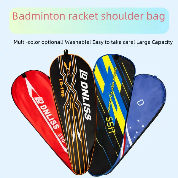Badminton Racket Cover Protective Cover Portable Bag Single Pack 2 Pack Shoot Cover Ball Bag Badminton Bag Shoot Bag Cloth Bag