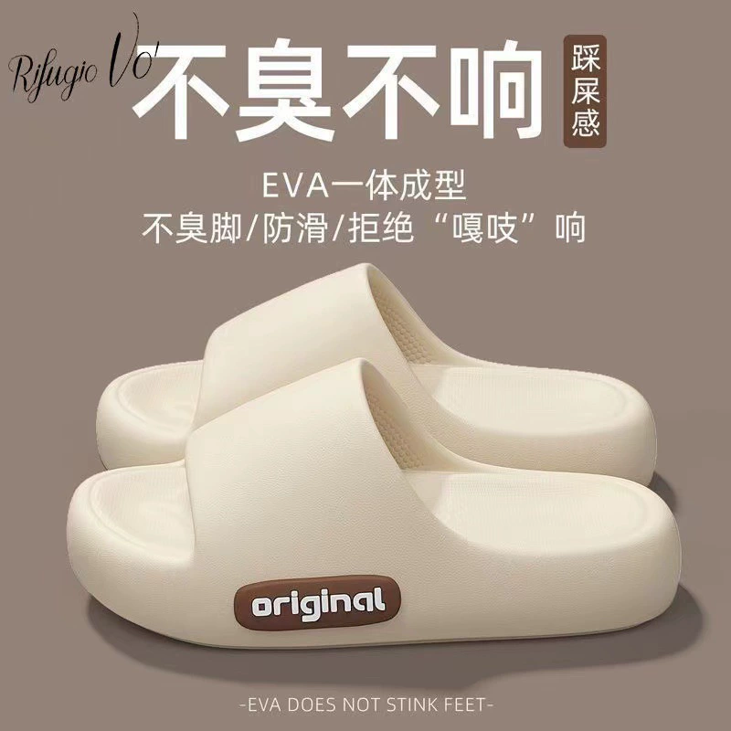 Platform slippers, non-slip EVA, soft cushioned sole, 2–3 cm platform
