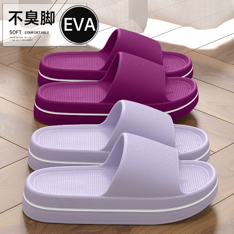 Slippers platform, summer footwear, non-slip deodorized slide