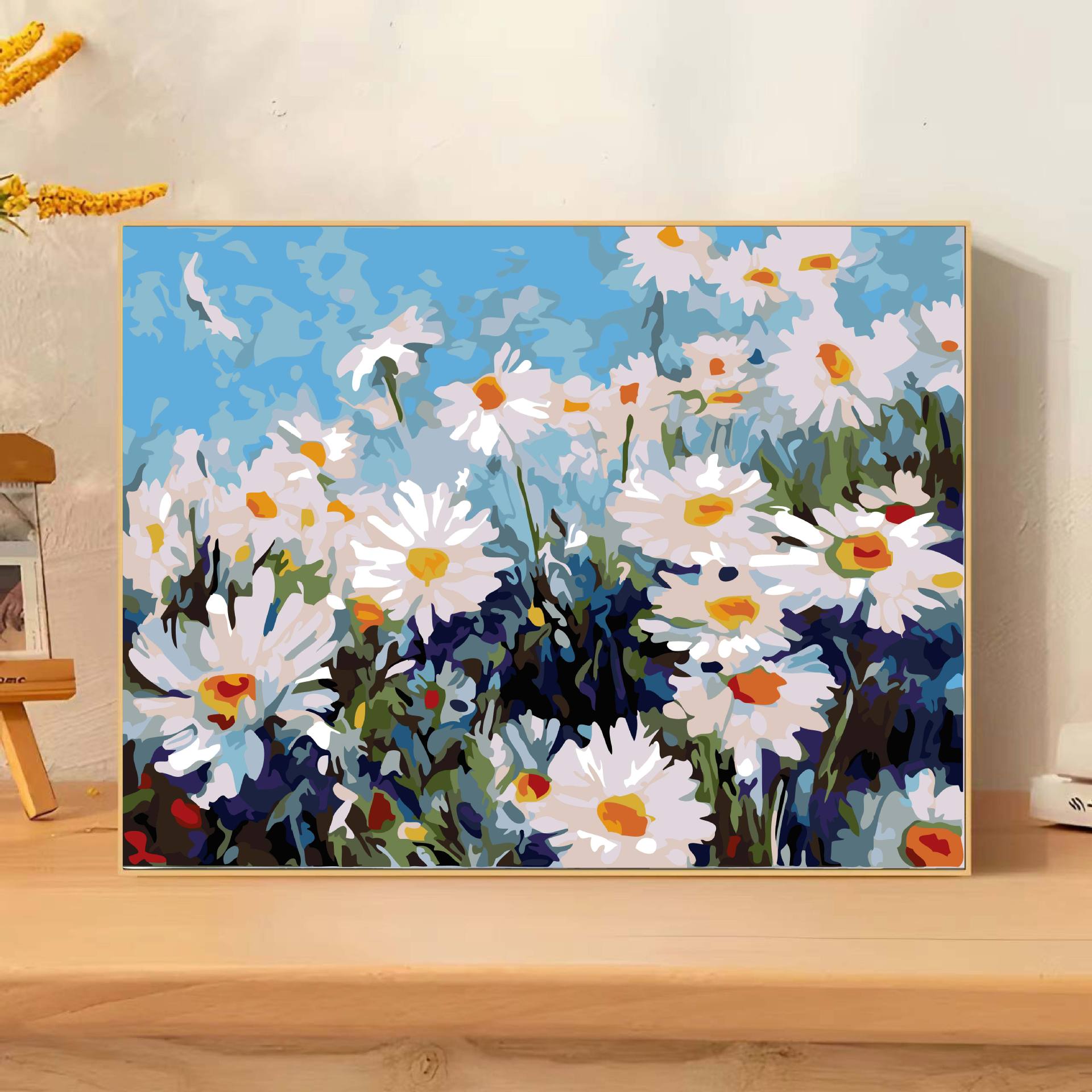 Pintura al óleo digital hecha a mano diy relleno sala de estar decoración de pintura colgante arte relleno pintura al óleo al por mayor