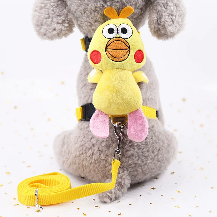 Clearance of spring and summer dog leash denim outdoor cat chest strap pet dog leash supplies Teddy cat available
