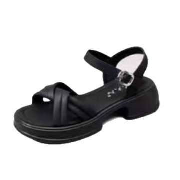 Zapatos sandalias de verano 2026 nuevos muffins con suela gruesa deportiva casual zapatos de playa romanos