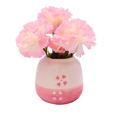 Car ornaments simulation car ceramic potted