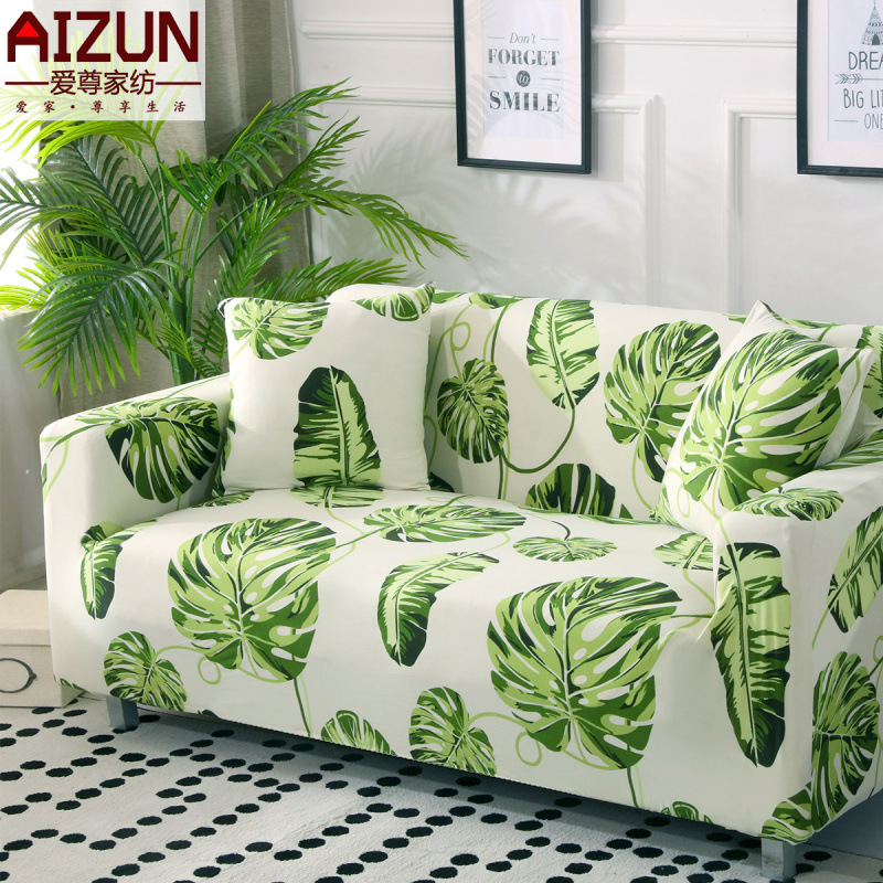 Printed Elastic Sofa Cover All-Inclusive Sofa Cover Sofa Cushion Cover Cloth Sofa Towel Full Cover Dust Cover