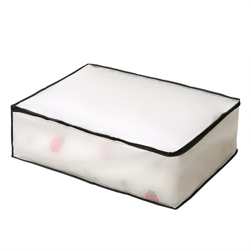 Quilt storage bag for household foldable transparent waterproof quilt storage large capacity under bed dustproof clothing packaging bag