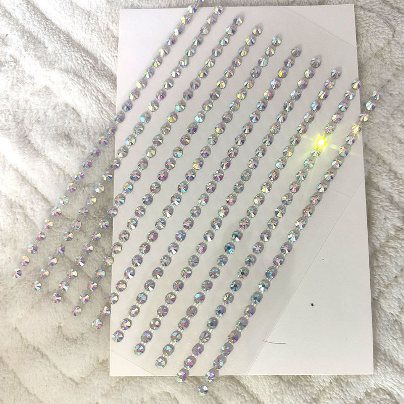Shining Diamond Sticker Moon Sticker Diamond Face Shining Laser Round Diamond Sticker Magic Color Nail Art Eye Tail Portrait Sticker Female Shining Diamond Sticker Moon Sticker Diamond Face Shining Laser Round Diamond Sticker Magic Color Nail Art Eye Tail Portrait Sticker Female