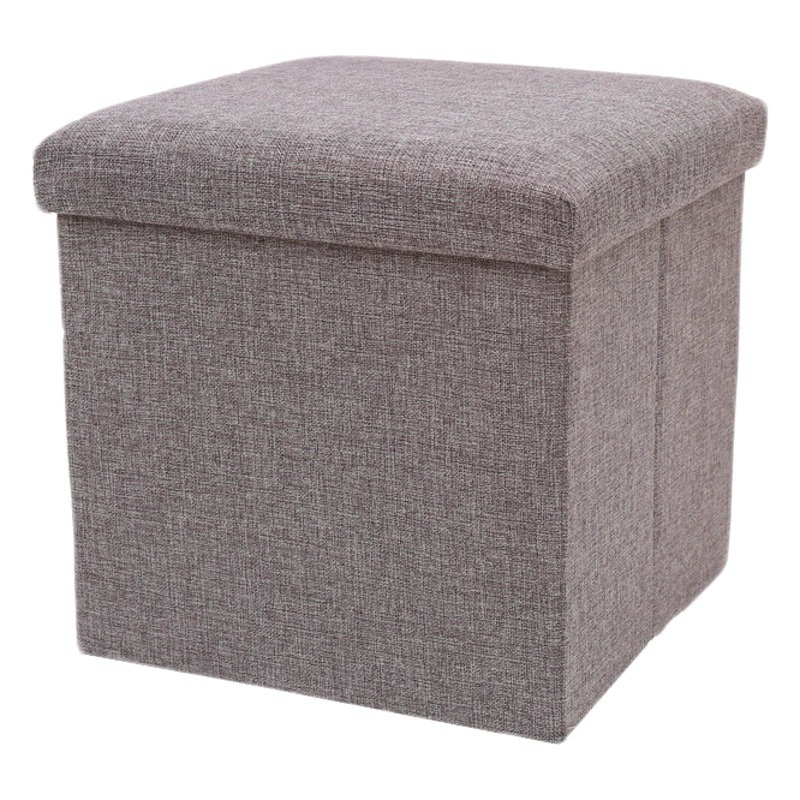 Прямые продажи с фабрики складные бытовые складные табуреты для хранения дивана высокая несущая табуретка для замены обуви простой хлопчатобумажный табурет оптом