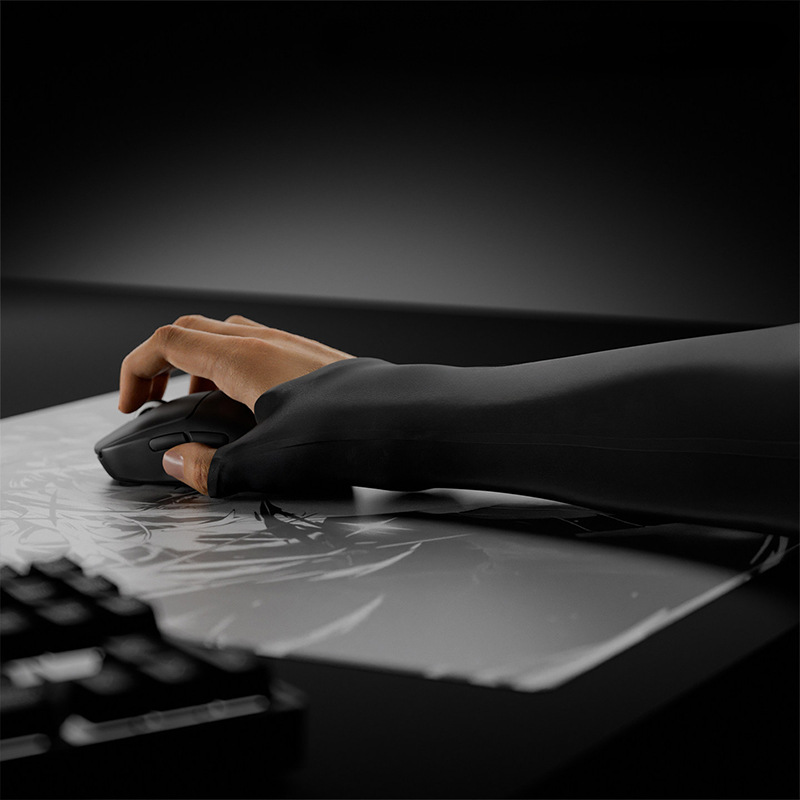 Fps Esports Ice Sleeves, Gaming-Specific Ice Silk Anti-Slip Gloves, Wrist Guards, Sun Protection, Sweat-Resistant, Wear-Resistant, Anti-Odor, Cooling Sleeves